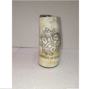 High Quality Natural Viking Horn Drinking Horn Mug Eco-Friendly Classic Customizable Logo Packaging <b>Beer</b> Coffee Cup - Product Image 3