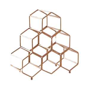 Porte-bouteilles en acier inoxydable Décorations et faveurs de fête en métal - Product Image 1