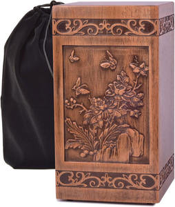 โกศไม้คุณภาพสูงสำหรับงานศพและฝังศพผู้ใหญ่ ผลิตด้วยมือ พร้อมโลโก้สั่งทำพิเศษ ในราคาประหยัด - Product Image 5