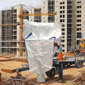 Vente directe d'usine - Sac jumbo FIBC de 600 kg pour l'emballage de matériaux de construction en ciment, disponible à un prix abordable - Product Image 1