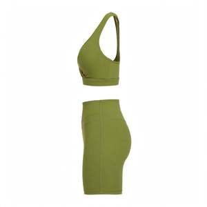 Soutien-gorge de sport respirant personnalisé pour femme, coupe intégrale, dos nageur, sans armatures, séchage rapide, tricoté, toutes saisons, 1 pièce - Product Image 5