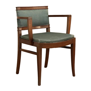 Sillón de Comedor Tapizado en Madera Maciza, Silla Moderna para Restaurante y Hotel, Asiento de Tela Cómodo, Estructura de Madera, Muebles para Sentarse - Product Image 3