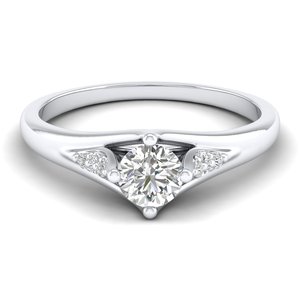 REYES Wholesale Price 925 Sterling <b>Silver</b> Moissanite Engagement <b>Solitaire</b> <b>Ring</b> For Women Handmade GRA Certified Fine Jewelry - Product Image 5