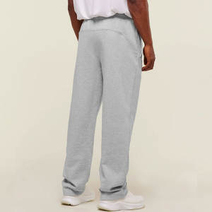 Pantalons décontractés légers en coton/polyester anti-plis pour femmes et hommes, avec cordon de serrage, qualité supérieure, vente en gros, personnalisables - Product Image 2