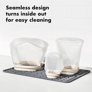 ถุงซิลิโคนแบบตั้งได้สำหรับใส่ขนมข้าวโอ๊ต ใช้ซ้ำได้ - Product Image 4