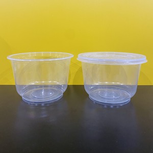 Factory direct sale Eco-friendly 16/18/24oz Round Shape Plastic <b>Box</b> for Food/Fruit/Salad With Lid Customized Logo Transparent - Product Image 3