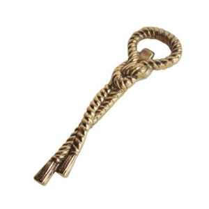 Décapsuleur en laiton doré écologique en forme de nœud pour bouteilles de bière - Product Image 4