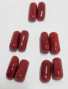 Coral rouge naturel italien en forme de capsule, pierre précieuse de meilleure qualité, pierre précieuse en vrac pour la fabrication de bijoux - Product Image 2