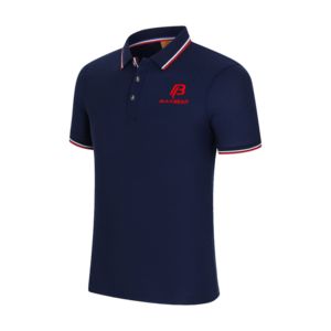 เสื้อยืดผู้ชายพรีเมียม ผ้าฝ้าย 100% ทรงปกติ สวมใส่สบาย  โลโก้ด้านหน้าปรับแต่งได้ รับผลิตแบบ OEM/ODM แขนสั้น คอกลม ผ้าถัก - Product Image 4