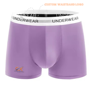 Calzoncillos Boxer para Hombre de Secado Rápido, Cintura Media, con Logotipo Personalizado, Precio Más Bajo, Ropa Interior Transpirable, Venta al Por Mayor, Directo de Fábrica - Product Image 2