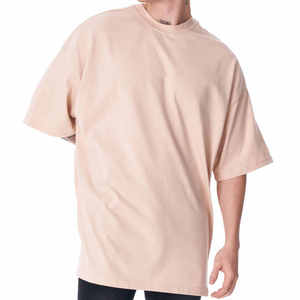 เสื้อยืดโอเวอร์ไซส์ผู้ชายแบบใหม่สั่งทำพิเศษ ระบายอากาศได้ดี  เรียบง่าย สไตล์สตรีทแวร์ ไซส์พลัส  รับสกรีนโลโก้ - Product Image 4
