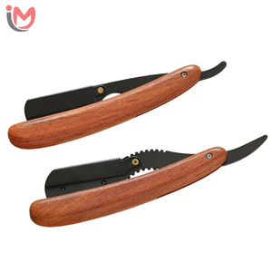 Navaja de Afeitar Recta de Acero Inoxidable para Hombre con Hoja Afilada y Mango de Acero Inoxidable, Servicios OEM - Product Image 1