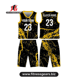 Conjunto de Uniforme de Baloncesto Personalizado con Patrón de Rayos, Cuello en V, Sin Mangas, de Secado Rápido para Adultos - Product Image 1