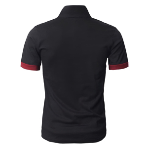 เสื้อโปโลชาย พิมพ์โลโก้ได้ ผ้าโพลีเอสเตอร์ แห้งเร็ว ไม่หดตัว ขายส่ง - Product Image 5