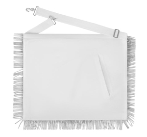 Delantal de Maestro Masón de la Logia Azul - Delantal de Maestro Masón Personalizable con Borde de Hilo Blanco y Corona, Cuero Genuino, Envío Rápido, MOQ - Product Image 5
