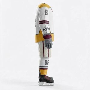 Uniforme de Hockey sobre Hielo RIVIAN ATLANTIC 100% Poliéster, Impresión por Transferencia de Calor, Color Sólido, Calidad Premium para Hombre - Product Image 4