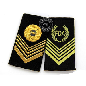 Charreteras uniformes de fábrica OEM charreteras de hombro de color personalizadas con su propio logotipo - Product Image 4