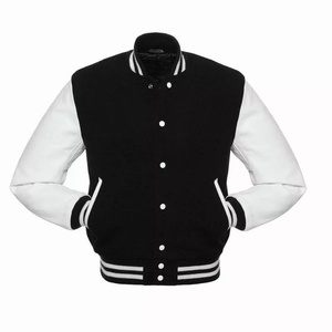 Mens <b>leather</b> varsity <b>jackets</b> with competitive wholesale pricing and custom branding options for retailers and bulk buyers - Product Image 3