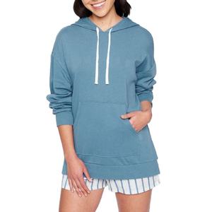 Sweat à capuche pour femme à épaules tombantes 450 GSM – Pull oversize épais de qualité supérieure pour filles avec poche kangourou - Product Image 2