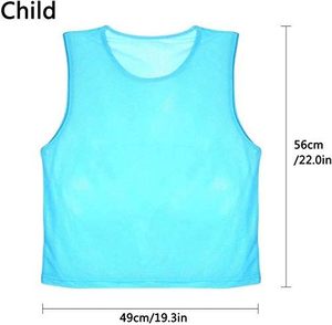 Mesh <b>Training</b> <b>Bibs</b> Lightweight Sports Vest Breathable Jerseys Short Moisture-Wicking Printed Custom Colors Logos Soccer - Product Image 6