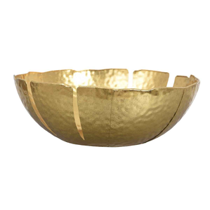 Golden Aluminium Fruits Serving Bowl For Decoration Dates Chocolate Dry Fruits Bowls - Product Image 6