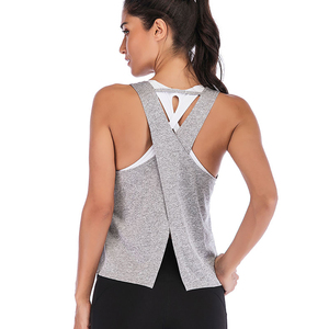 Women's Casual Gym Workout Fitness Tank <b>Tops</b> Solid Color Slim Fit Premium Quality Breathable 100% Cotton Quick Dry Eco-Friendly - Product Image 3