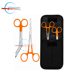 Ensemble de ciseaux à pansements médicaux réutilisables et de pinces hémostatiques pour les professionnels de l'ambulance, des infirmières et les premiers secours - Product Image 2