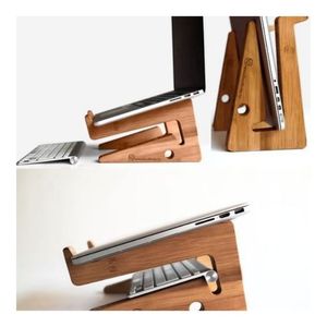 Support d'ordinateur portable en bois 2026, modèle trépied, réglable et ergonomique, idéal pour la maison, le bureau et l'étude – NOUVEAUTÉ ! - Product Image 1