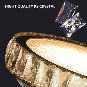 Plafoniera LED in Cristallo da 13,8 Pollici, 38W Dimmerabile, Moderna ed Energeticamente Efficiente per Soggiorno e Camera da Letto - Product Image 6