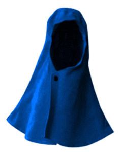 Cagoule de soudeur en cuir de vachette pleine fleur de qualité supérieure, doublure en molleton de coton, couleur naturelle, nouveau design - Product Image 3