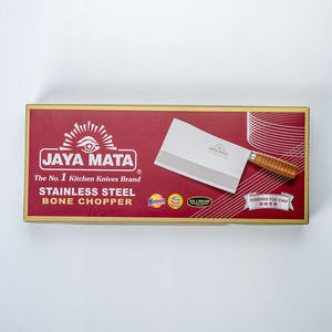 Couteau de cuisine JAYA MATA à manche en bois, acier inoxydable, ambidextre, 7-3/4 pouces, durable, extra tranchant, finition brossée - Product Image 6
