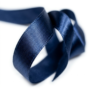 Ruban en satin bleu marine simple face de 6 mm, fournisseur OEM, lot de 20 rouleaux de 8 mètres pour toques de remise de diplômes, cérémonies de remise de prix, événements scolaires - Product Image 2