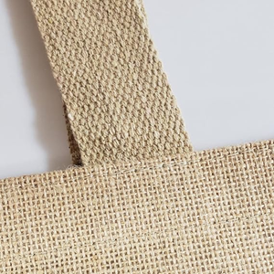 Eco Friendly Striped Handled Jute <b>Tote</b> <b>Bags</b> <b>Large</b> Size Reusable Shopping Custom Logo Advertising <b>Zipper</b> Closure Rope Outdoor Use - Product Image 4
