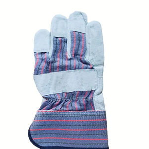 Gants de travail durables en cuir véritable pour hommes et femmes - Conception ergonomique, coutures renforcées, doigts entiers, toutes saisons - Product Image 5