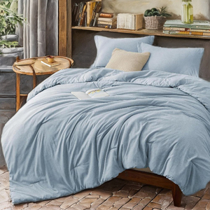 Ultra Soft Grade a Eco-Friendly Queen Size All-Season Reversible Bedding <b>Set</b> 3-Piece <b>Comforter</b> Pillow Shams All-in-One 'Bed Bag' - Product Image 3