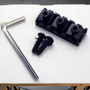 กีตาร์ไฟฟ้า D101BB ขนาด 42 มม. แบบติดตั้งด้านหลัง Floyd Rose Locking Nut ผลิตในเกาหลี อะไหล่และอุปกรณ์เสริมกีตาร์ - Product Image 1