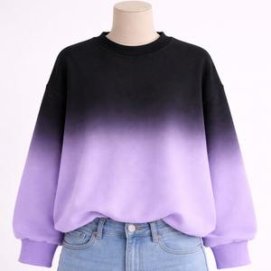 Fabricación OEM, Sudadera Extra Grande de Primera Calidad, 300g, Polialgodón, Unisex, Invierno, Lavado Ácido, Tie Dye Frontal, Nueva Moda, Personalizable con Impresión - Product Image 5