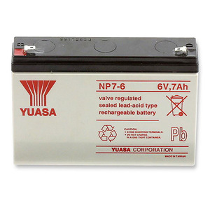 Batería Recargable NP 7-6 6V 7AH 100Wh para Herramientas Eléctricas UPS e Iluminación - Product Image 1