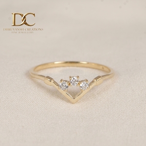Bague en or jaune massif 14 carats avec diamant de laboratoire taille brillant, bijoux fins pour femmes, certifiée IGI, alliance de luxe - Product Image 2