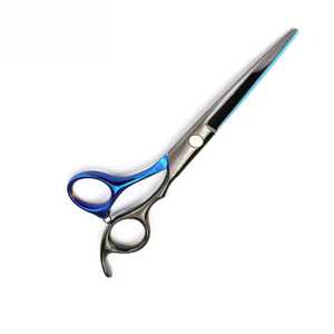 Tijeras profesionales para cortar cabello de 6 pulgadas, tijeras de barbero negras y doradas con mango offset, tijeras de acero inoxidable japonés para cabello. - Product Image 6