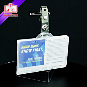 Porta Tarjetas de Identificación de Plástico, Material PP, con Cierre - Product Image 5