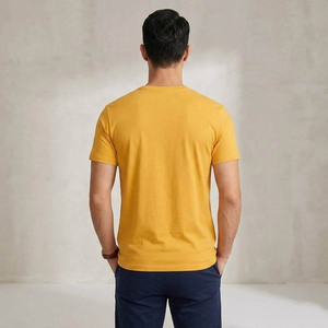 Men's <b>White</b> Short Sleeve Cotton T-Shirt Regular Fit Casual O-Neck Graphic <b>Tee</b> With Letter Print Front Design - Product Image 3