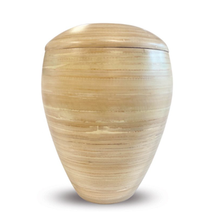 Wholesaler Manufacture Spun Bamboo Cremation Urn <b>for</b> <b>Ashes</b> ODM Modern American Style Decorative From Vietnam - Product Image 2