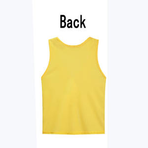 เสื้อกีฬาแบบไม่มีแขนสำหรับฝึกซ้อม ขายส่ง มีหมายเลข ผลิตจากโพลีเอสเตอร์ 100% ผ้าตาข่าย เหมาะสำหรับฟุตบอล เสื้อกั๊กสำหรับผู้ใหญ่ - Product Image 2