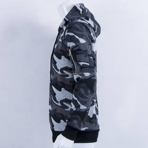 2025 380gsm Fleece Hoodie Sudadera con capucha para hombres Full Zip Up 100% Cotton Men's Hoodies Basics algodón mezclado - Product Image 2