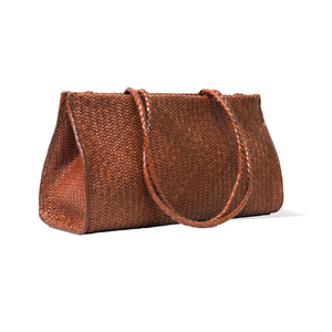 กระเป๋าถือสานหนังแท้ 100% คุณภาพพรีเมียมสำหรับผู้หญิง สไตล์เมืองทันสมัย เหมาะสำหรับทำงาน เดินทาง และใช้ในชีวิตประจำวัน - Product Image 2