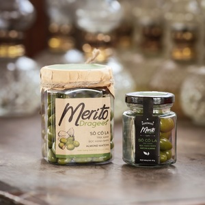 Almendras con Chocolate Matcha Más Vendidas, Drageas Cubiertas de Chocolate OEM a Granel con Empaque Personalizado - Product Image 2