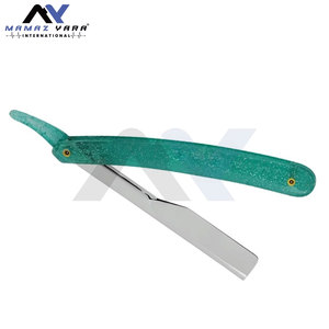 Wholesale Barber <b>Razors</b> Barber Shaving Mens Half Single Edge <b>Razor</b> <b>Blade</b> Straight <b>Razor</b> OEM Logo Branding Salon Barbershop Use - Product Image 5