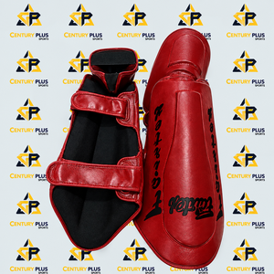 Protège-tibias en cuir de vachette véritable personnalisés RTS, haute élasticité, confortables, pour Muay Thai, MMA, Kickboxing, équipement de sécurité, fitness - Product Image 6