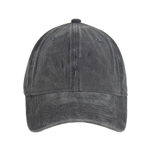 Most Selling Acid Wash Premium Quality Sporty Denim Panel Baseball Caps Common 2025 Street Fashion Adjustable Brand - Product Image 1